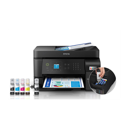Epson | Multifunctional printer | EcoTank L5590 | Inkjet | Colour | Inkjet Multifunctional Printer | A4 | Wi-Fi | Black