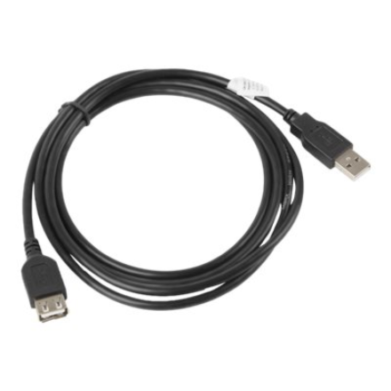 Lanberg | USB-A 2.0 Cable 1.8 m | CA-USBE-10CC-0018-BK | USB Type-A to USB Type-A