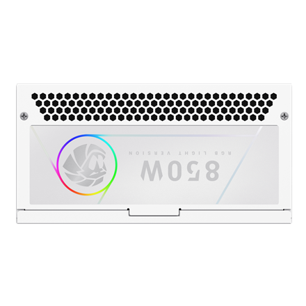 Gamemax PSU | RGB 850G WH | 850 W | Gold | White | Full Modular
