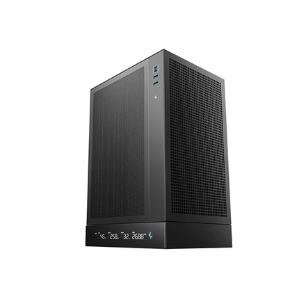 Deepcool PC Gaming Case | CH170 DIGITAL | Black | Mini ITX | ATX PS2