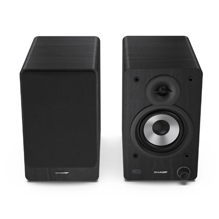 Sharp CP-SS30 Bookshelf Speakers, Black | Sharp | Speakers | CP-SS30(BK) Bookshelf | 60 W | Bluetooth | Black | Wireless connection