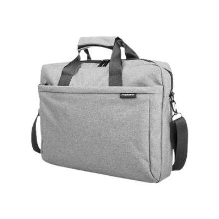 Natec Laptop Bag, Mustela, 15.6", Grey | Natec | Mustela | Fits up to size 15.6 " | Toploading laptop case | Grey | Shoulder strap