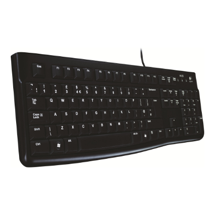 Logitech | K120 | Standard | Wired | EN/LT | Black