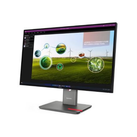 Lenovo | ThinkVision | P27Q-40 | 27 " | IPS | 16:9 | 120 Hz | 4 ms | 350 cd/m² | HDMI ports quantity 1 | Eclipse black | Warranty 36 month(s)