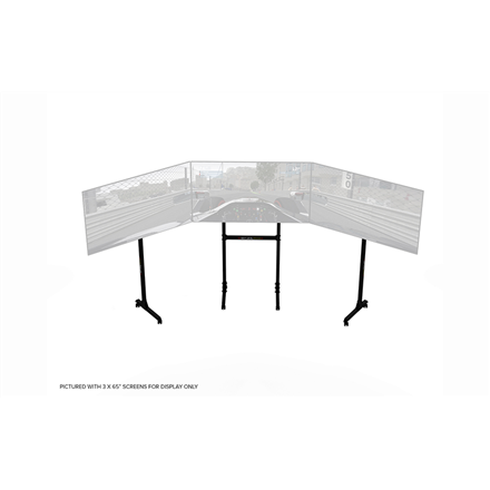 Next Level Racing | Floor stand | Free Standing Triple Monitor stand | 3 x 32- 65 " | Maximum weight (capacity) 70 kg | Black