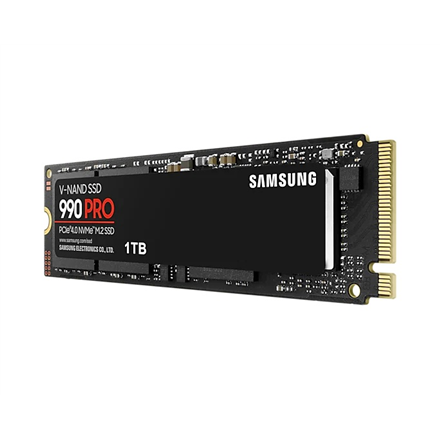 Samsung | 990 PRO | 1000 GB | SSD form factor M.2 2280 | Solid-state drive interface PCIe Gen4x4 | Read speed 7450 MB/s | Write speed 6900 MB/s
