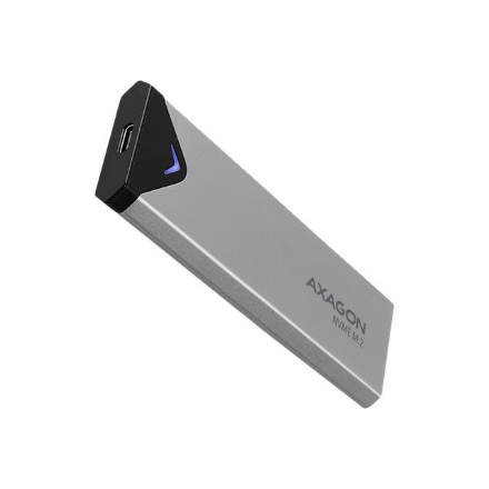 AXAGON External SuperSpeed+ USB-C metal box for M.2 NVMe SSD disks having sizes of up 42 to 80 mm | EEM2-UG2