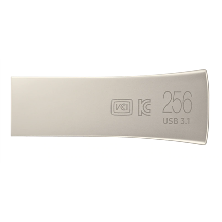 Samsung | BAR Plus | MUF-256BE3/APC | 256 GB | USB 3.1 | Silver