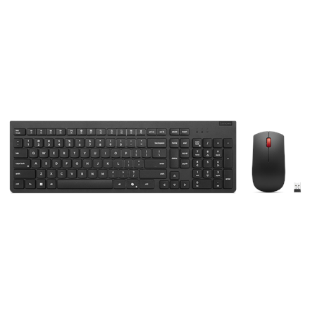 Lenovo Essential | Keyboard and Mouse Combo | Wireless | Russian/Cyrillic | Black