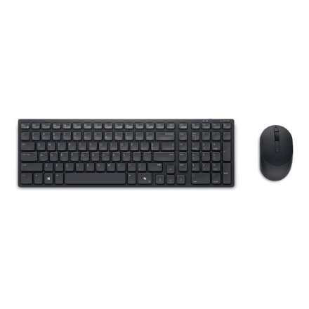 Dell | Silent Keyboard and Mouse | KM555 | Keyboard and Mouse Set | Wireless | Wireless connection | Ukrainian (QWERTY) | Black