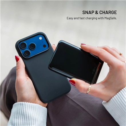 Fixed MagFlow | Back cover | Samsung | Galaxy S26 | Liquid Silicon | Black