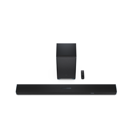 Sharp | 5.1.2 Dolby Atmos/DTS:X Soundbar with Wireless Subwoofer | HT-SBW55121(BK) | Bluetooth