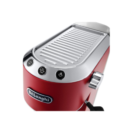 Delonghi | Espresso Coffee Maker | Dedica Style EC 685.R | Pump pressure 15 bar | Built-in milk frother | Semi-automatic | 1300 W | Red