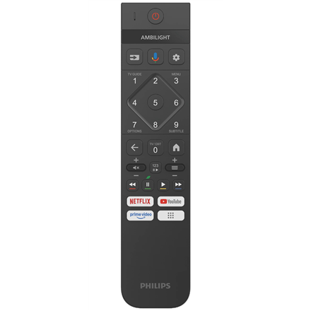 Philips OLED 4K Ambilight TV | 65OLED820/12 | 65 | Smart TV | Google TV | Grey