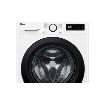 LG | Washing machine with dryer | F4DR509SBW | Energy efficiency class A | Front loading | Washing capacity 	9 kg | 1400 RPM | Depth 55 cm | Width 60 cm | Display | Rotary knob + LED | Drying system | Drying capacity 6 kg | Steam function | Direct drive | White