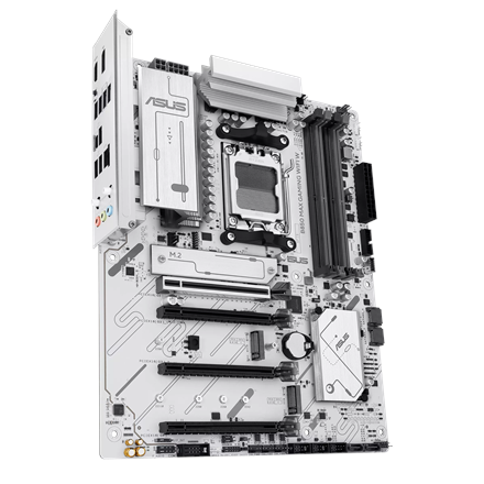 Asus B850 MAX GAMING WIFI W | Processor family AMD | Processor socket AM5 | DDR5 | Supported hard disk drive interfaces SATA, M.2 | Number of SATA connectors 4