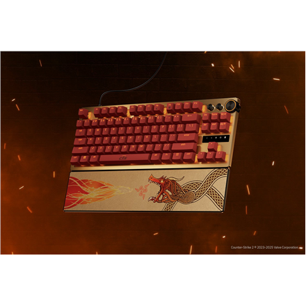 Razer Huntsman V3 Pro Tenkeyless | Gaming Keyboard | Wired | US | Razer Analog Optical Switch Gen-2 | Counter-Strike 2 Edition