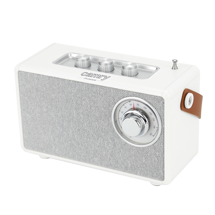 Camry | Speaker with radio | CR 1902 W | White | Wireless connection