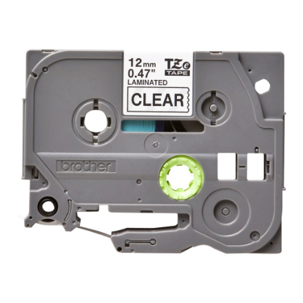 Brother | TZe-131 Laminated Tape | Black on Clear | TZe | 8 m | 1.2 cm