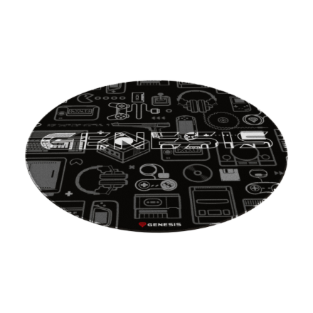 Genesis Protective Floor Mat Tellur 300 Round Gear Polyester | Floor Mat | Multicolor