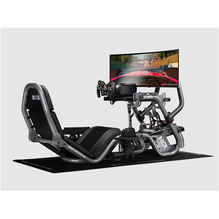 Next Level Racing | Steel | Racing Simulator Cockpit | F-GT Pro Formula and GT Grey Edition | Grey