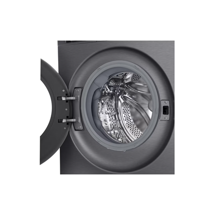 LG Washing machine | F4X5011TBB | Energy efficiency class A | Front loading | Washing capacity 11 kg | 1400 RPM | Depth 57 cm | Width 60 cm | Display | LED | Steam function | Direct drive | Wi-Fi | Matte Black