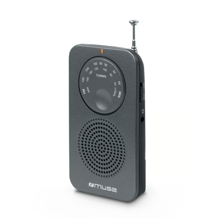 Muse | Pocket radio | M-01 RS | Black