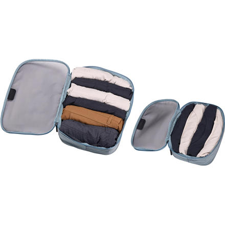 Thule | Packing Cube Set, 1x Medium, 1x Small | Packing Cube | Pond Gray