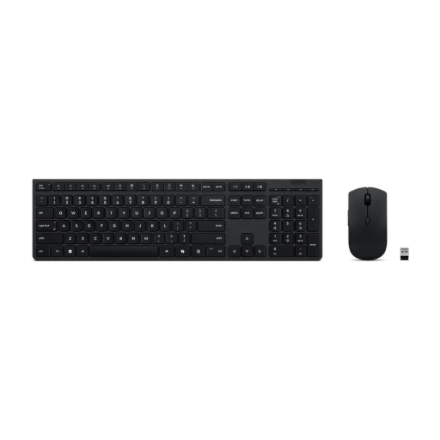 Lenovo Professional Wireless Rechargeable Combo Keyboard and Mouse | Keyboard and Mouse Set | Wireless | Mouse included | Bluetooth | Lithuanian | Rechargeable professional | Grey