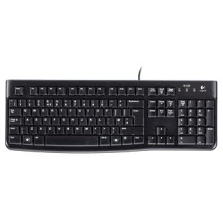 Logitech | K120 | Standard | Wired | EN/LT | Black