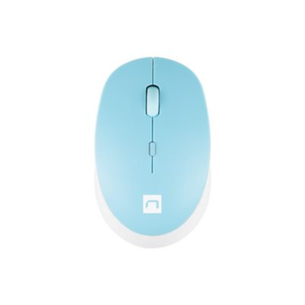 Natec | Mouse | Harrier 2 | Wireless | Bluetooth | White/Blue