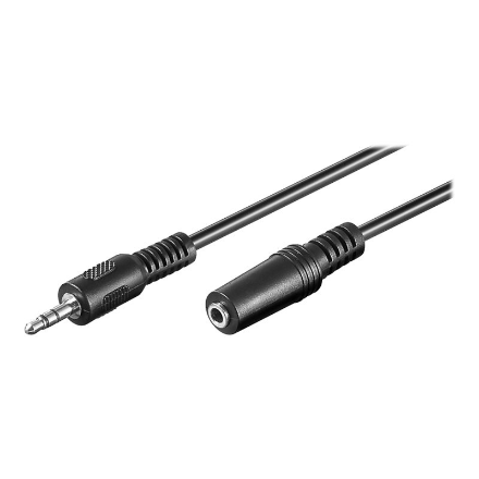 Goobay | Headphone and audio AUX extension cable; 3-pin 3.5 mm | 50090 | 5 m