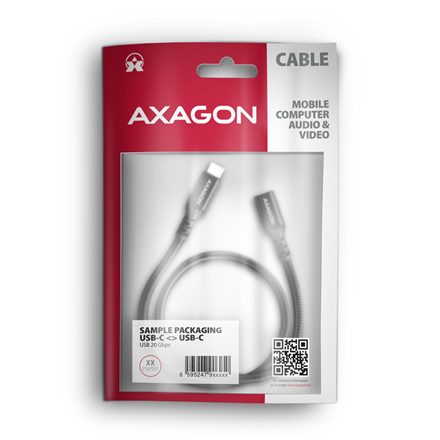 AXAGON | Extension USB 20Gbps Cable | BUCM32-CF15AB | USB Type-C to USB Type-C
