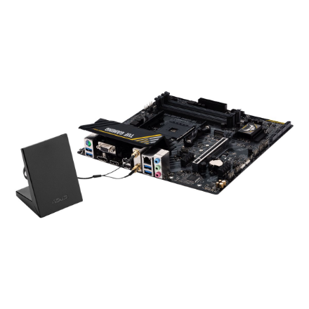 Asus | TUF GAMING A520M-PLUS | Processor family  AMD | Processor socket AM4 | DDR4 | Memory slots 4 | Supported hard disk drive interfaces SATA, M.2 | Number of SATA connectors 4 | Chipset  AMD A520 | Micro ATX
