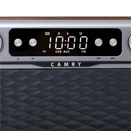 Camry | Bluetooth Radio | CR 1183 | 16 W | AUX in | Wooden