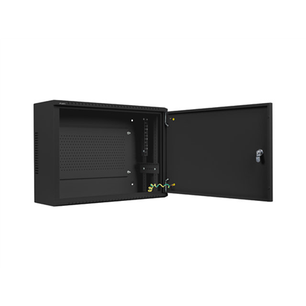 Lanberg | Rack cabinet 19" wall-mount 4U+3U/540x200 low-profile | WAF1-5203-04-00B | Black