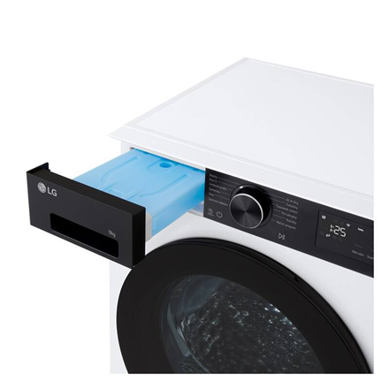 LG Dryer Machine | RHX5009TKB | Energy efficiency class Class B | Front loading | 9 kg | Digital | Heat pump | Depth 66 cm | Wi-Fi | White