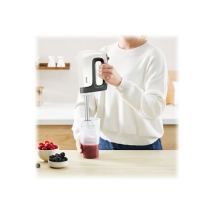 TEFAL | Hand Mixer | PrepMix+ HT462138 | Hand Mixer | 500 W | Number of speeds 5 | Turbo mode | White