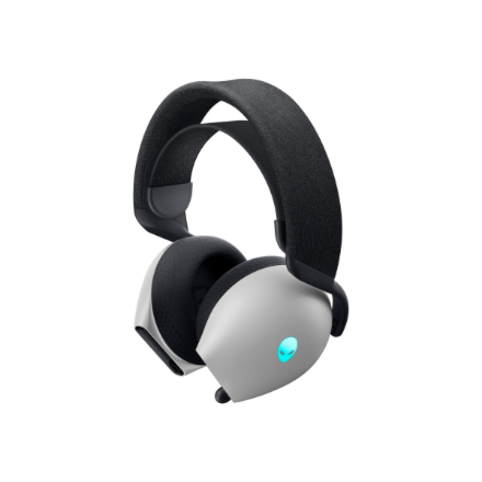 Dell Gaming Headset | Alienware Tri Mode AW725H | Bluetooth | Over-Ear | Microphone | Lunar Light | Noise canceling | Wireless