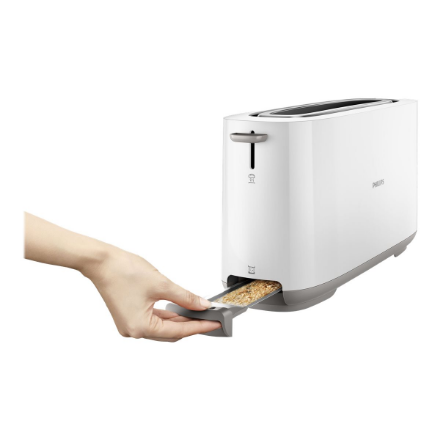 Philips | Toaster | HD2590/00 Daily Collection | Power 870-1030 W | Number of slots 2 | Housing material Plastic | White