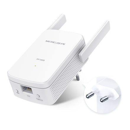 Mercusys | AV1000 Gigabit Powerline Wi-Fi Kit | MP510 KIT | 1000 Mbit/s | Ethernet LAN (RJ-45) ports 1 | 802.11n