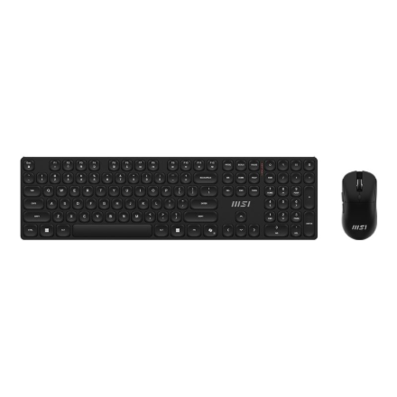 MSI | FORGE K210 | Keyboard and Mouse Set | Wireless | Mouse included | US | Scissor | Black