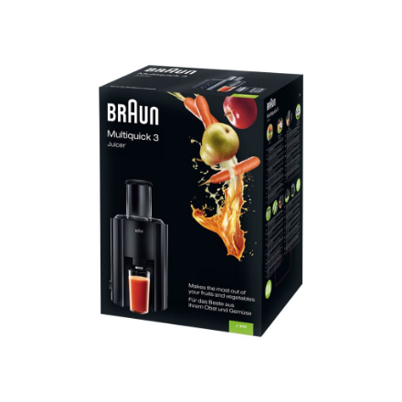 Braun | J 300 BK | Type Automatic juicer | Black | 800 W | Extra large fruit input | Number of speeds 2