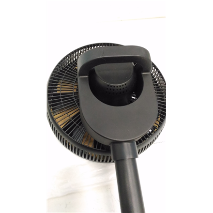 SALE OUT. Duux | Smart Fan | Whisper Flex Smart Black with Battery Pack | Stand Fan | USED, DAMAGED PACKAGING, SMALL MARKS ON STAND, BATTERY NOT WORKING, CRACK ON BACK | Black | Diameter 34 cm | Number of speeds 26 | Oscillation | 2-22 W | Remote control | Timer