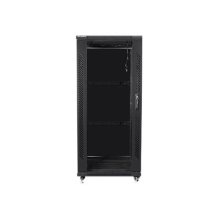 Lanberg | Rack cabinet 19" free-standing 27U/600x800 (flat pack) | FF01-6827-12B | Black