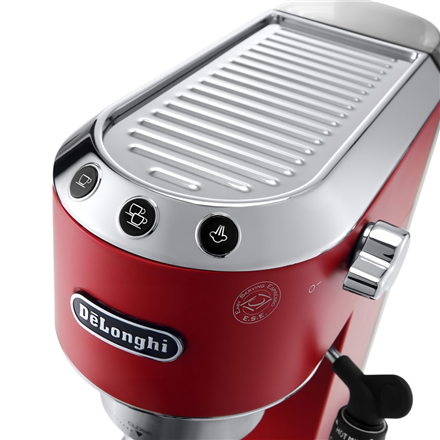 Delonghi | Espresso Coffee Maker | Dedica Style EC 685.R | Pump pressure 15 bar | Built-in milk frother | Semi-automatic | 1300 W | Red