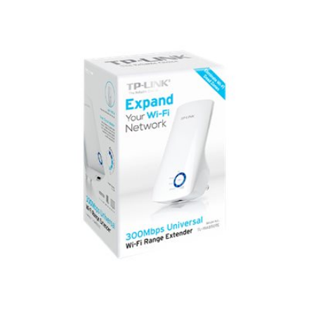 TP-LINK | Extender | TL-WA850RE | 802.11n | 2.4GHz | 300 Mbit/s | 10/100 Mbit/s | Ethernet LAN (RJ-45) ports 1 | MU-MiMO No | no PoE | Antenna type 2xInternal