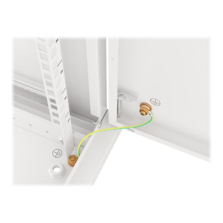Lanberg | Rack cabinet 19" wall-mount 9U/600x600 (flat pack) for self-assembly with metal door | WF01-6609-00S | Grey