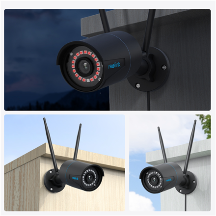 Reolink | WiFi Security Camera with Smart Detection | W320 | Bullet | 5 MP | 4.0mm fixed | IP66 | H.264 | Micro SD, Max. 256 GB