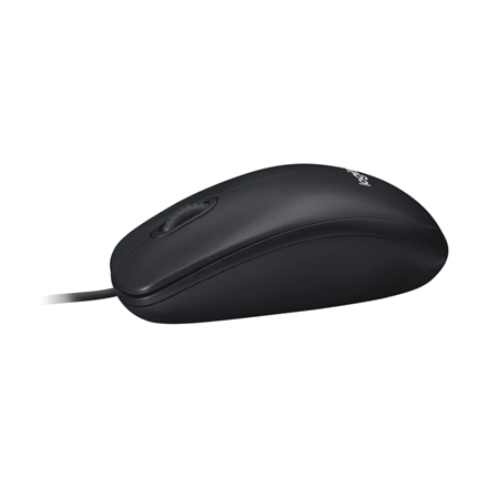 Logitech | Mouse | M100 | Optical mouse | Optical | Wired | Black